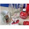 Image 8 : Coca-Cola Collection : Incl. - Bottles - Plastic Carrier - Cans - Drinking Glasses - Tin - ETC!