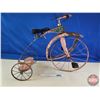 Image 1 : Skippy Tricycle (Rubber Tires Gone & Back Rim Damaged) (Measures : 28"H x 19"W x 36"L)