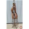 Image 2 : The L & M Antique Adjustable Dress Form (Cast Iron Base) (Measures : 5Ft H)