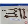 Image 2 : Antique Specialty Wrenches (5)  (Longest Measures : 21"L)