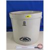 Image 1 : 8 Gal Crock : Alberta Potteries (Crack on Bottom) (Measures : 15"H x 16"Dia)