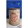 Image 1 : Oil Pail : CO-OP (5 Gal) (Measures : 16"H x 11"Dia)