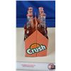Image 4 : Orange Crush Bottle : 6 Pk 1970's (Full) (Measures : 9-1/2"H)