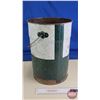 Image 4 : Oil Pail : B/A (Measures : 16"H x 12"Dia)
