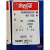 Image 4 : Coca-Cola Menu Boards (3) c/w Box of Menu Board Letters