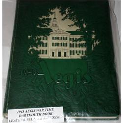 1943 Aegis War Time Dartmouth Book