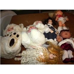 Box of 6 Collectible Dolls