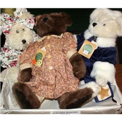 Lot of 3 Boyd's Collector Teddy Bears