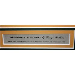 Framed Boxing art from Museum of American Art