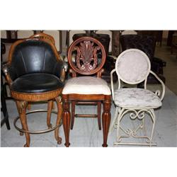 Lot--7 Misc. Chairs