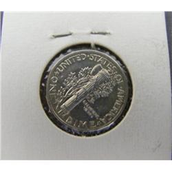 1944 S Uncirculated Mercury Silver Dime