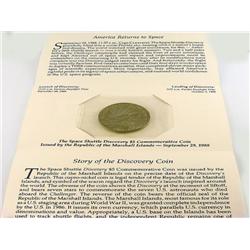 Space shuttle Discovery Comm. Coin