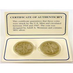 Walking Liberty Half Dollar Collection