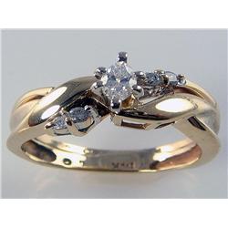Diamond Engagement Ring & Wedding Set