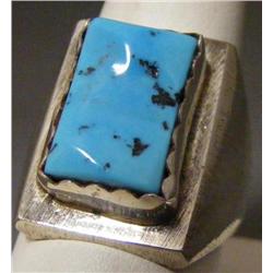 Navajo Sterling & Turquoise Men's Ring