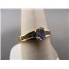 Image 1 : 10k Gold Blue Sapphire Ring