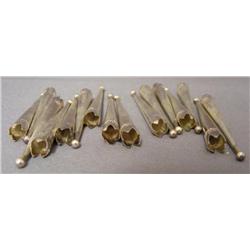 (16) Navajo Sterling Bolo Ties