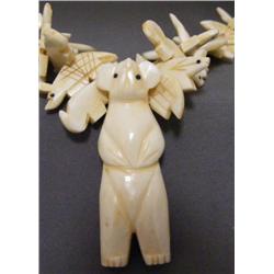 Santo Domingo Pueblo Fetish Bone Ivory Squaw Wrap