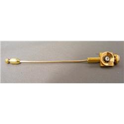 14k Gold Estate Diamond Pin