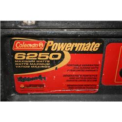 Coleman Powermate 6250 Genorator