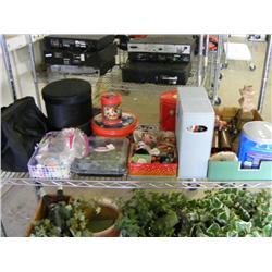 Rack Lot of Misc. items