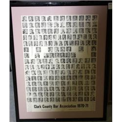 Framed Print of Clark County Bar Association
