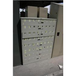 Metal Cabinet With Pull Out Drawers (Locked)