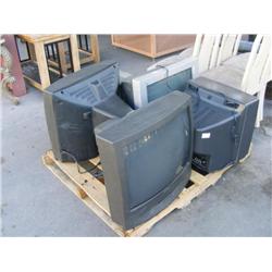 Pallet Lot of 4 Misc. Sized TV's