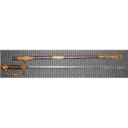 1 Vintage Sword W/Scabbard