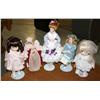 Image 1 : Lot-- 5 Collectible Porcelain Dolls