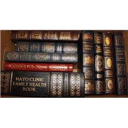 Lot 9 Easton Press Famous Collectible Books