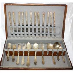 Silver Plated Flatware Set