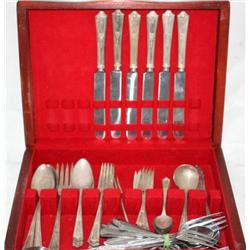 Silver Plated Flatware Set