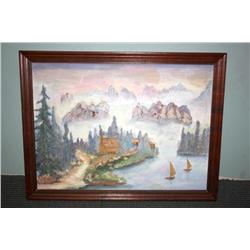 3D Art of House by The Lake