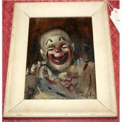 Framed Oil on Canvas JOEY" by Herbert Scheffel"