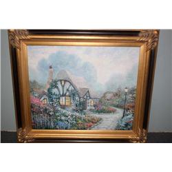 Framed Oil on Canvas