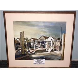 Daniel Brittain- Whiggery Warf Watercolor