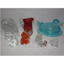 Lot of Vintage Glass Collectibles