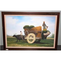 Oil on Canvas of Farmer