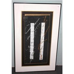 Framed Modern Art Print 41 x 24""