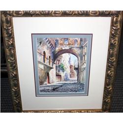 Watercolor of Street