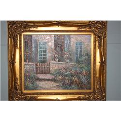 Framed Oil of Entry Way