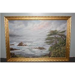 Oil on Canvas of Sea