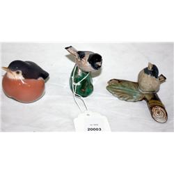 VINTAGE DISSING KERAMIK DENMARK BIRD FIGURINES