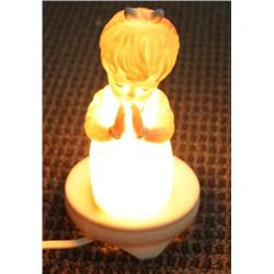 Ceramic Praying Child Night Light
