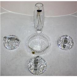 5 Pc. Waterford Crystal with Original Boxes