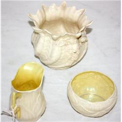 Lot of Belleek Irish Pottery Pieces