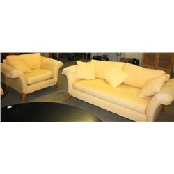 Yellow Sofa and Chair Set