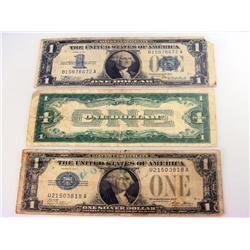 (3) RARE Genuine U.S. Currency Funny Back Notes