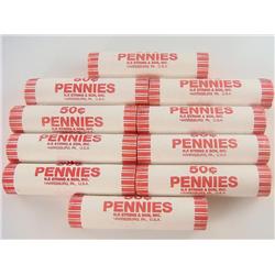 (10 Rolls) #2 2009 Penny Brand New Sealed